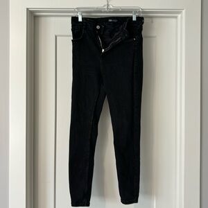 Zara black Skinny Jeans Size 10